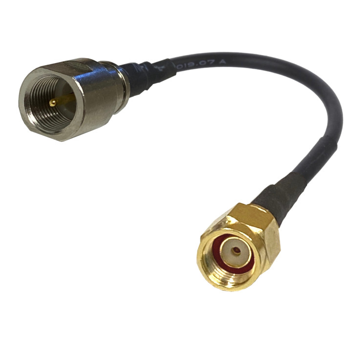 RF jumper FME plug to SMA plug RG174 20 cm | RF 50 Ω
