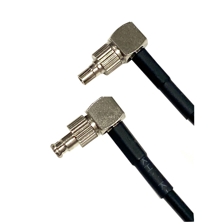 RF jumper CRC9 plug to TS9 plug RG316 15 cm | RF 50 Ω