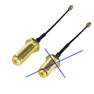 Pigtail MHF4  - SMA gniazdo RF0.81 20cm LONG