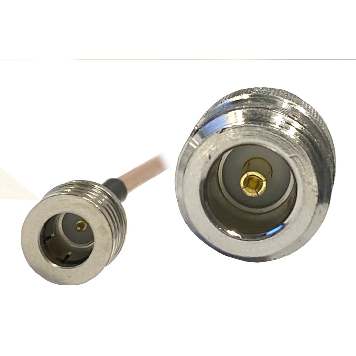 Pigtail QMA wtyk N gniazdo RG316 20cm