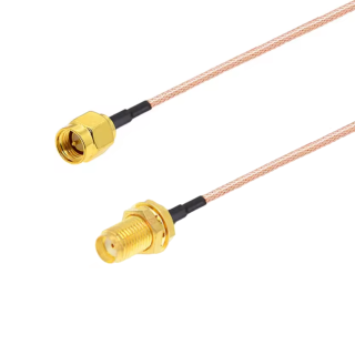 Pigtail SMA gniazdo / SMA wtyk RG178 / 50cm