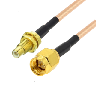 Pigtail SMA wtyk / SMC wyk BH RG316 30cm