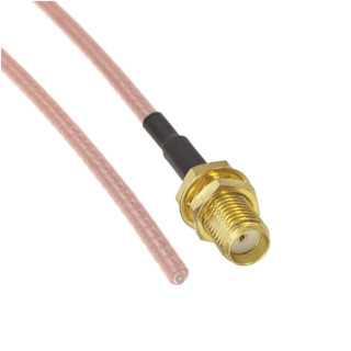 SMA socket RG316 50 cm cable assembly | RF 50 Ω
