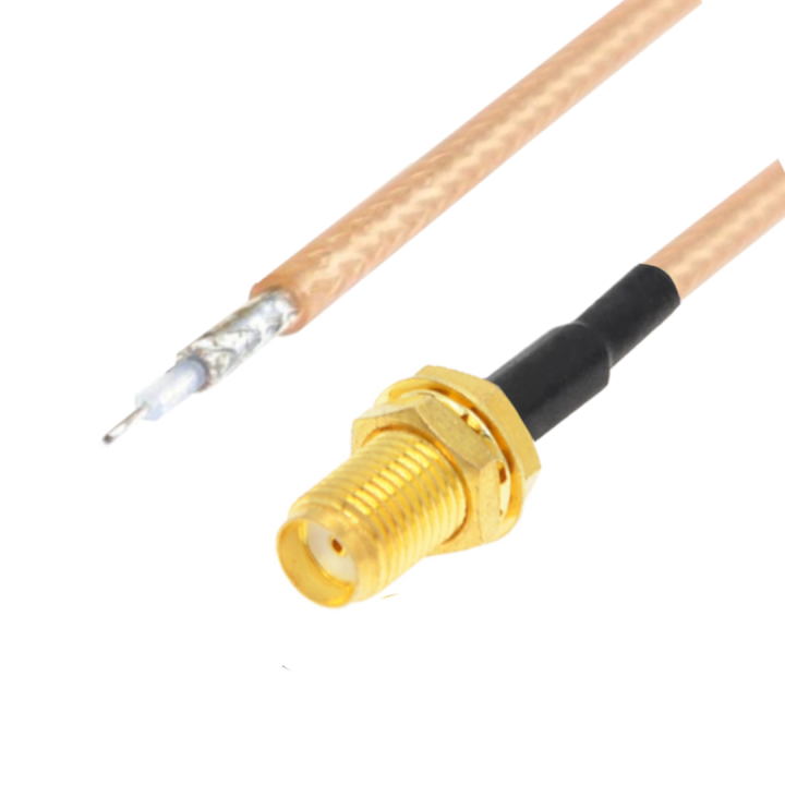 Pigtail SMA gniazdo / do lutowania RG316 50cm