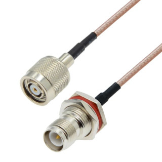Pigtail TNC-RP gniazdo / TNC-RP wtyk RG316 35cm 