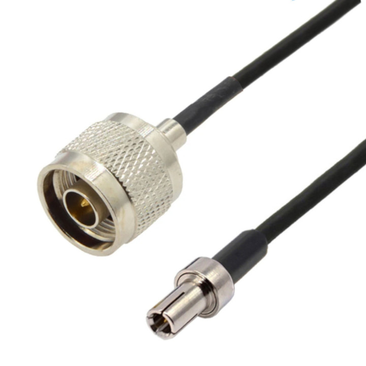Pigtail TS9 wtyk / N wtyk RG174 1m