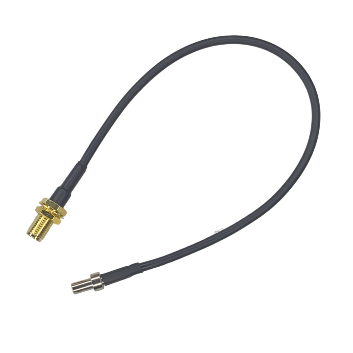 Pigtail TS9 wtyk / SMA gniazdo 50cm