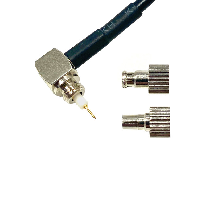CRC9 socket to TS9 socket RG174 15 cm cable assembly | RF 50 Ω