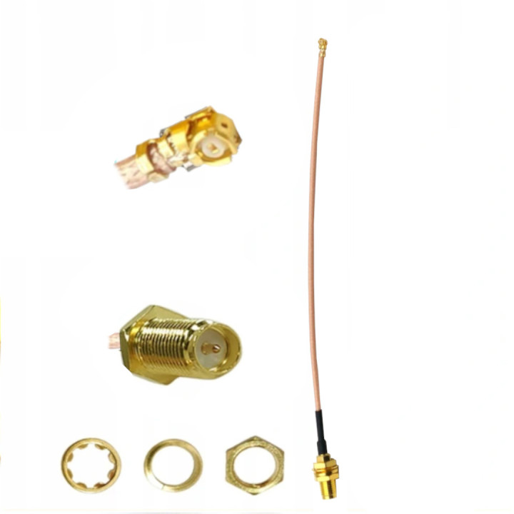 Pigtail uFL IPEX IPX / SMA-RP gniazdo RG178 40cm