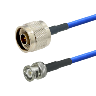 Kabel antenowy BNC wtyk / N wtyk 8GHz RG142 50cm