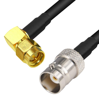 Kabel antenowy BNC gniazdo/SMA wtyk RA H155 10