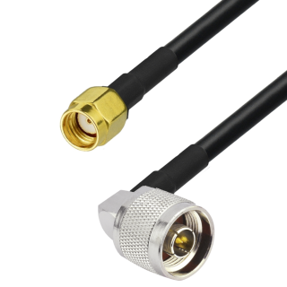Kabel antenowy N wtyk RA / SMA-RP wtyk H155 7m