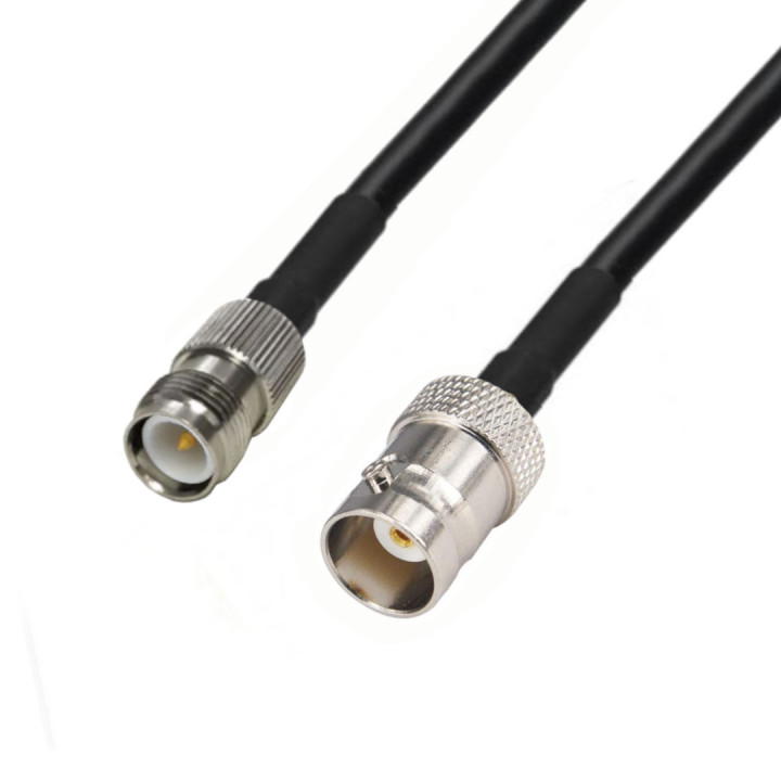 Kabel antenowy BNC gniazdo / TNC-RP gniazo RF5 15