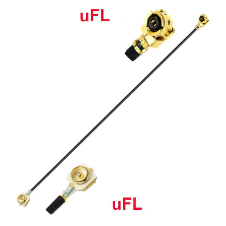 Pigtail UFL gniazdo / UFL wtyk RF1.37 10cm