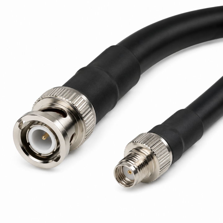 Kabel antenowy BNC wtyk / SMA gniazdo HF400UF 20m