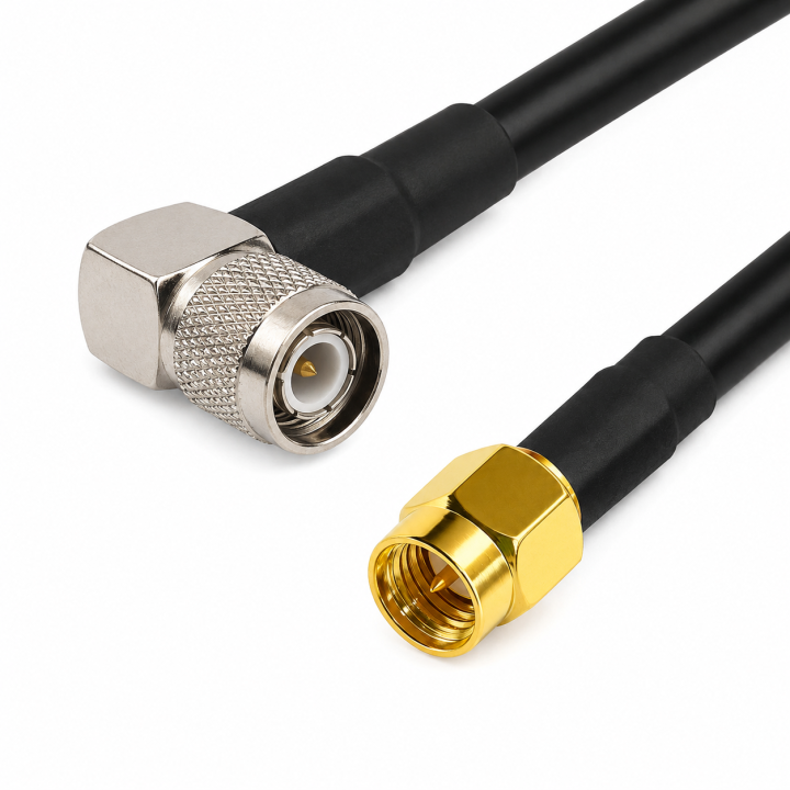 Kabel antenowy SMA wtyk / TNC wtyk RA H155 1m