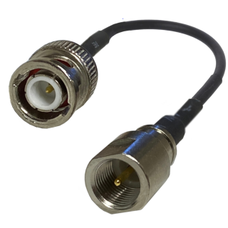 Pigtail BNC plug / FME plug RG174 2m