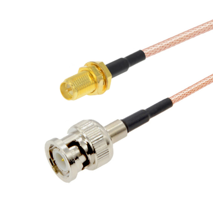Pigtail BNC wtyk / SMA-RP gniazdo RG316 3m