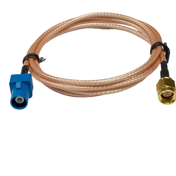 Pigtail FAKRA Z wtyk / SMA wtyk RG316 1m 