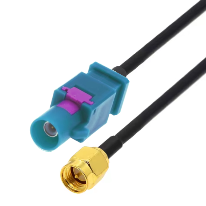 Pigtail FAKRA Z wtyk / SMA wtyk RG174 4m 