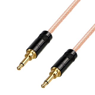 Pigtail JACK 3.5 wtyk / JACK 3.5 wtyk RG316 20cm