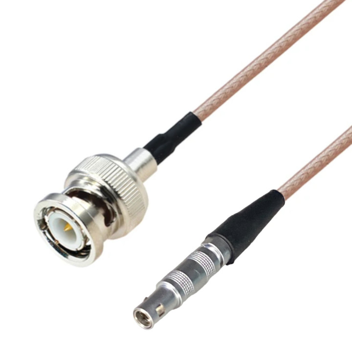Kabel do akcelerometru LEMO00 / BNC wtyk RG316 5m
