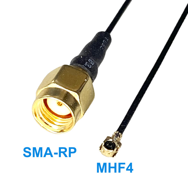 Pigtail MHF4 Stecker auf SMA Stecker RF0.81 20 cm | RF 50 Ω