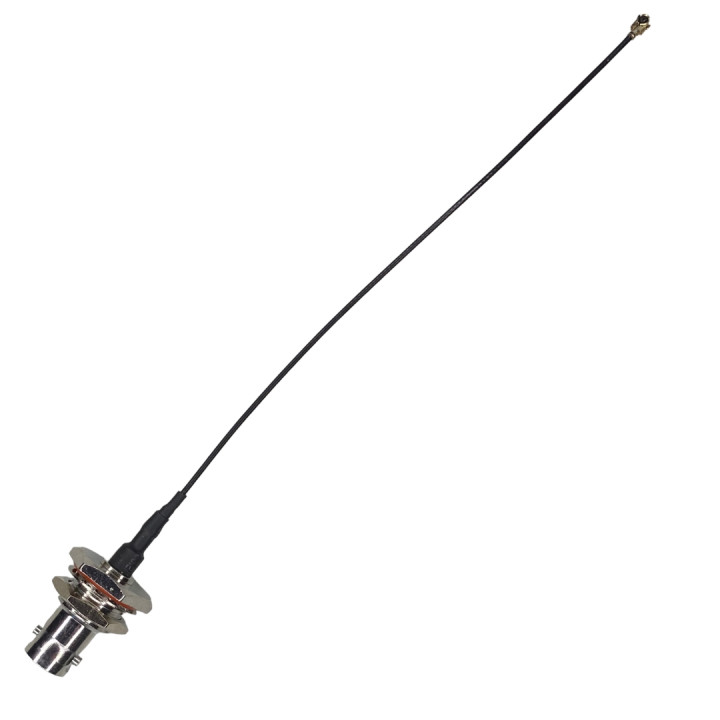 Pigtail MHF4 socket to BNC socket RF1.13 20 cm | RF 50 Ω