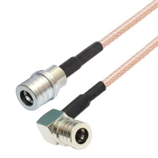 Pigtail QMA wtyk RA / QMA wtyk RG316 2m