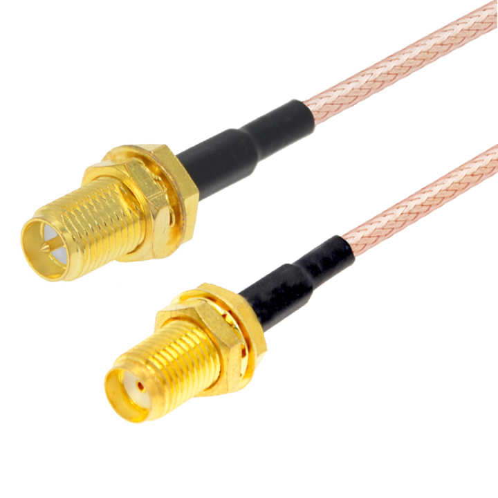 Pigtail SMA gniazdo / SMA RP gniazdo RG316 3m