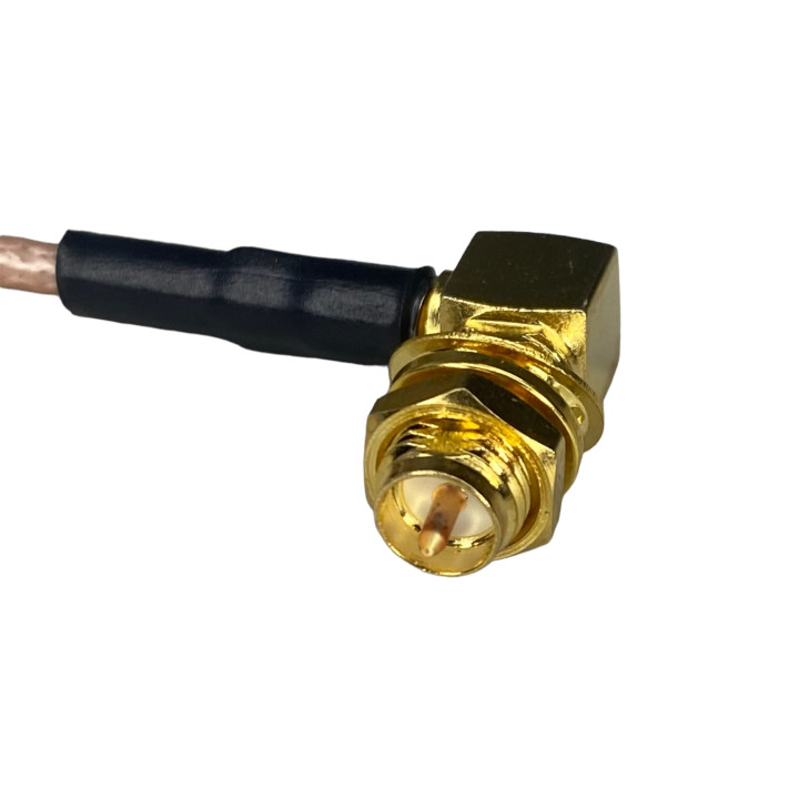 Pigtail SMA-RP gniazdo RA RG316 10cm