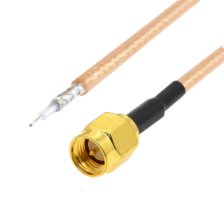 Pigtail SMA wtyk / do lutowania RG316 1,2m