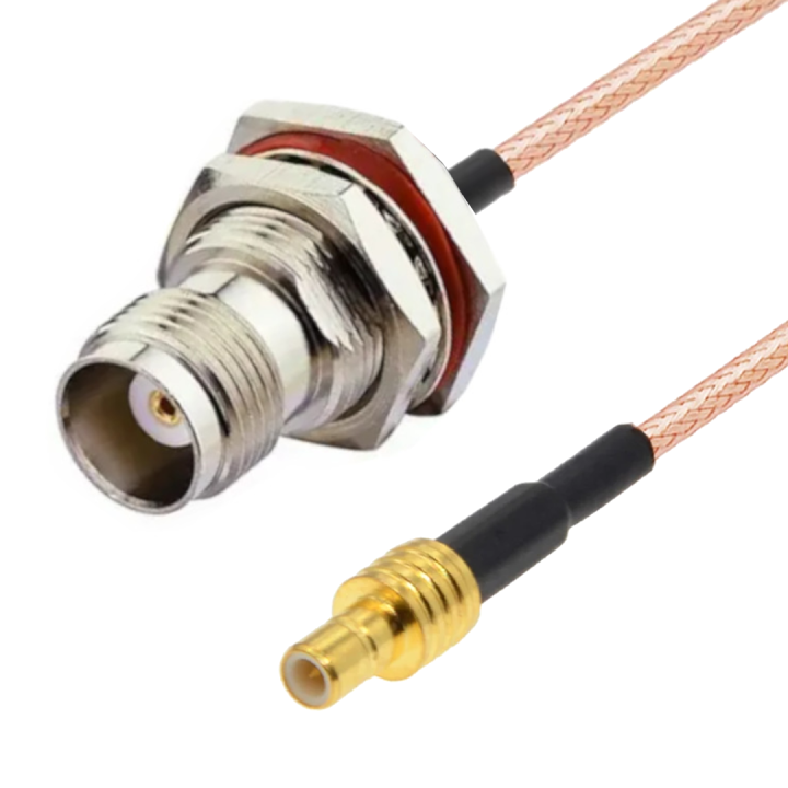 HF-Kabel SMB Stecker auf TNC Stecker RG316 50 cm | RF 50 Ω