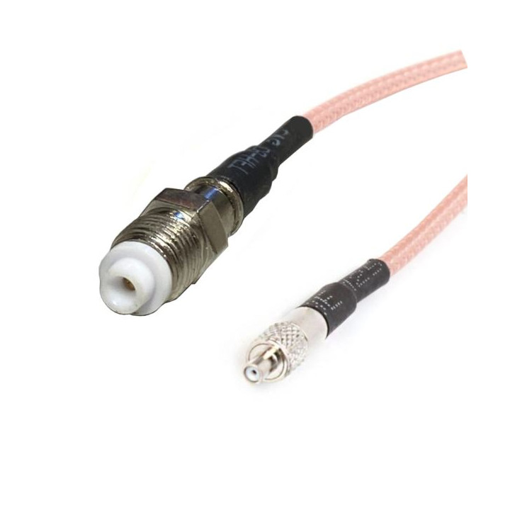 TS9 socket to FME socket RG316 15 cm RF cable | RF 50 Ω