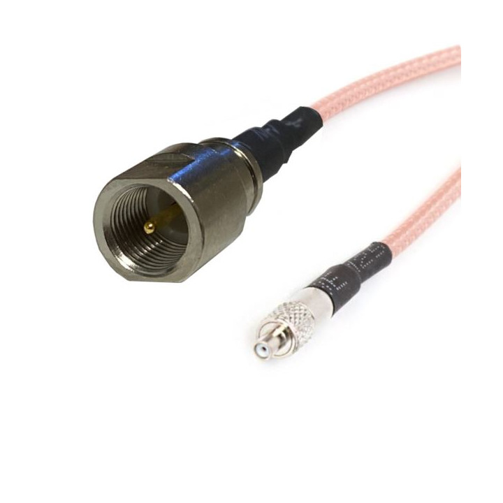 HF-Kabel TS9 Buchse auf FME Stecker RG316 15 cm | RF 50 Ω