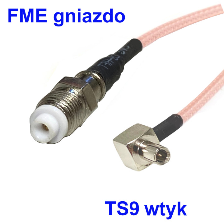 RF Jumper TS9 Stecker auf FME Buchse RG316 15 cm | RF 50 Ω
