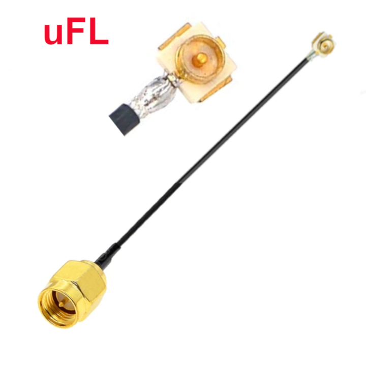 Pigtail uFL męski PCB / SMA wtyk 30cm