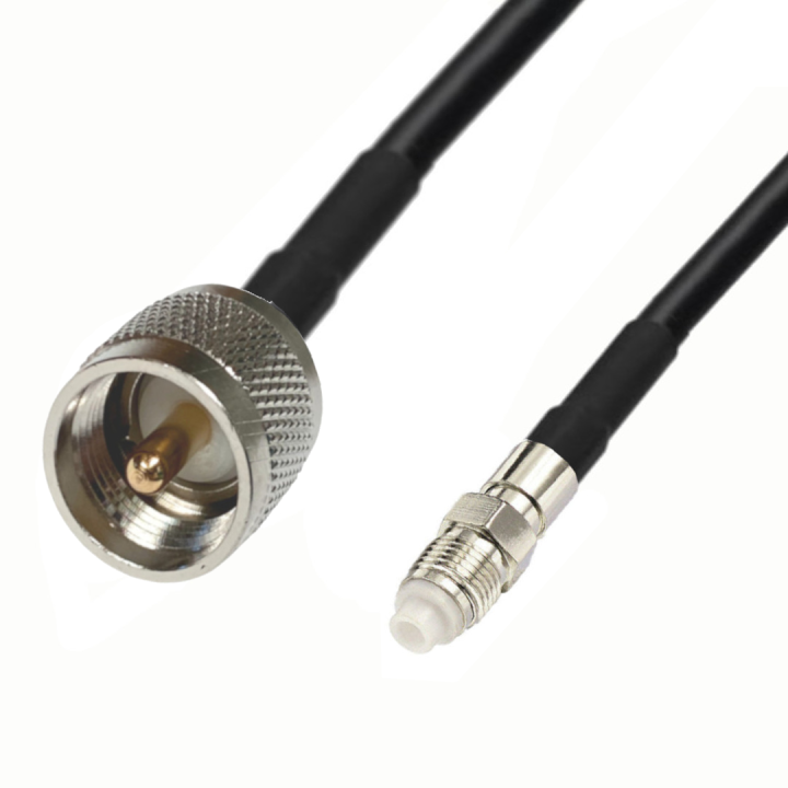 Kabel antenowy FME gniazdo / UHF wtyk H155 3m