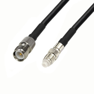 Kabel antenowy FME / gn / RPTNC / gn LMR240 1m