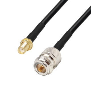 Kabel antenowy N / gn / SMA / gn LMR240 4m