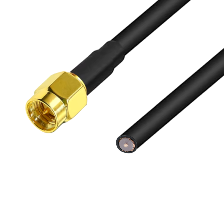 Kabel antenowy SMA - wt / DO LUTOWANIA 35cm