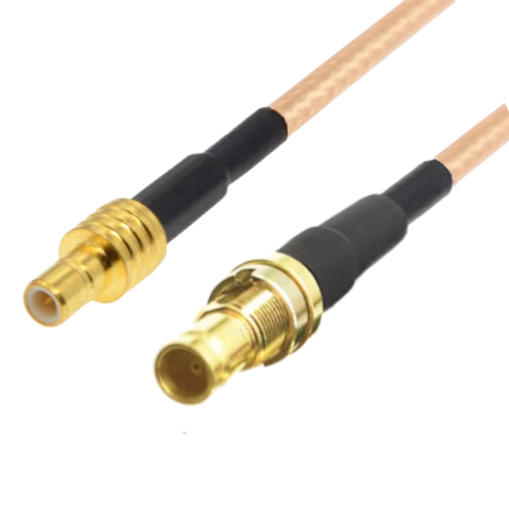 Pigtail SMB wtyk / 1.0/2.3DIN gniazdo BH RG316 1m
