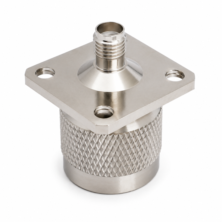Adapter N wtyk / SMA gniazdo FLANSZA