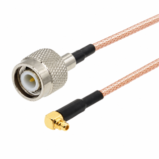 Pigtail MMCX wtyk RA / TNC wtyk BH RG316 50cm