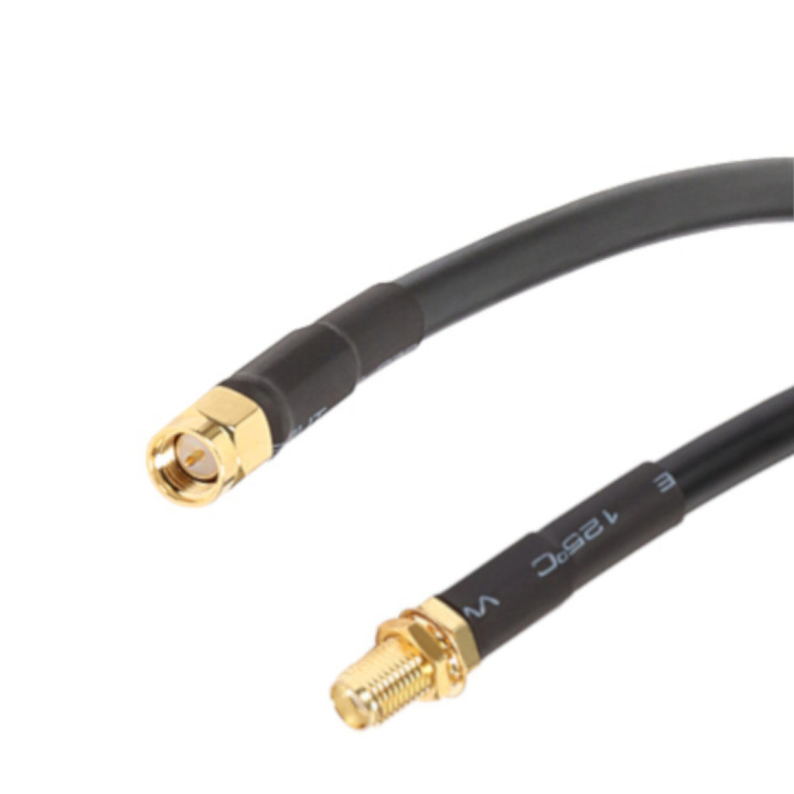 Kabel antenowy SMA gniazdo / SMA wtyk RG223 1m