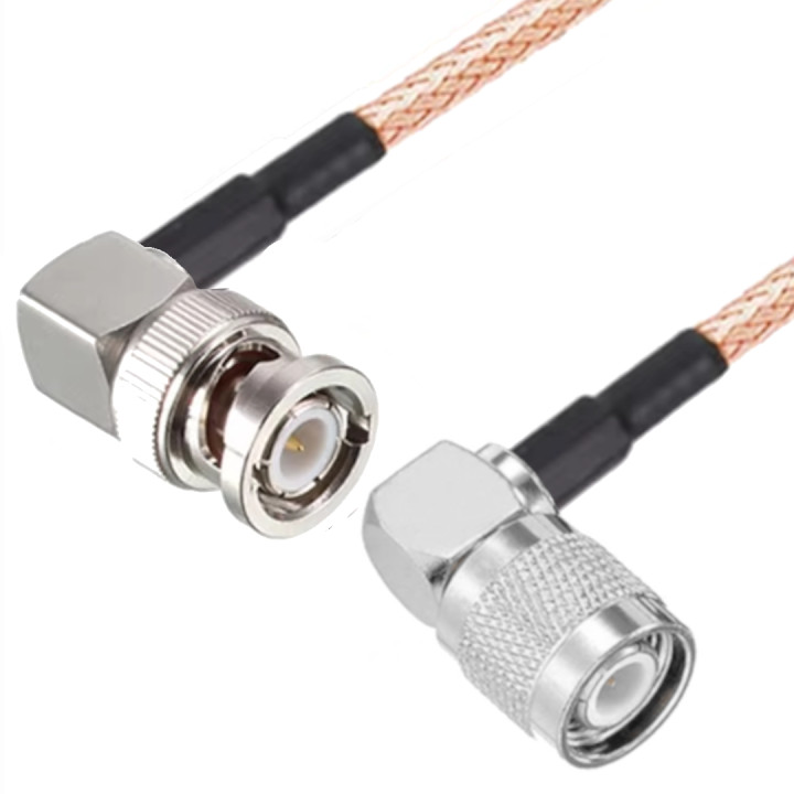 Kabel antenowy BNC wtyk RA / TNC wtyk RA RG400 2m