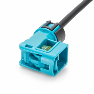 FAKRA socket RG316 CODE-Z angled waterproof