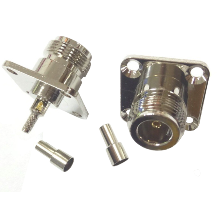 N socket for RG174 cable FOR HOUSING