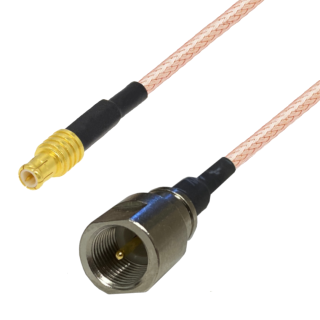 Pigtail MCX wtyk /  FME wtyk RG316 50cm