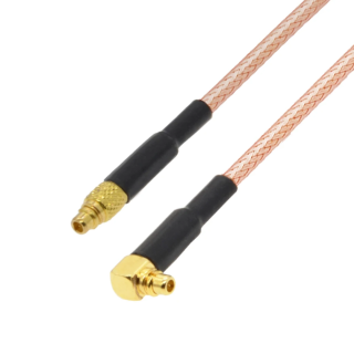 Pigtail MMCX wtyk / MMCX wtyk RA RG316 2m